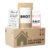 MeerBach & Rose, Housewarming Gift for Home and Home, Original Bread and Salt Gift for Housewarming in Mini Moving Box, Great Housewarming Gift