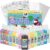 LM-Kreativ Window Colour Set – Little Explorers, 15 Window Paints of 60 ml, Includes Black Contour Paint, 14 Imaginative Templates, for Creative Window Pictures and Craft Fun