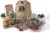 Grill Gift Set 7 Pieces in Jute Bag – Black Forest Specialities with Barbecue Tongs, Bacon, Farmer Sausages, Dips & Bread Baking Mix – Gift for Men & Grill Fans