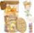 Wedding Gifts Money Box for Bride and Groom and Fresh Lovers with Dried Flowers, Pendant and Card, Wedding Just Married Personalised Money Gifts Wedding Fund Money Box (Get Married)