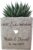 Wedding Gift for Bride and Groom – Large Personalised Concrete Flower Pot | Money Gift Wedding with Name | Let Love Grow (Lets Love Grow, 13 x 13 x 13 cm)