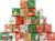 TAIYOU Pack of 24 Christmas Calendar Boxes 7 cm Advent Calendar for Filling Christmas Paper Boxes Advent Calendar Sweets Box Christmas Cookies Boxes Gift Boxes
