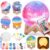 Craft Set Children from 6-10 Years: Gift for Girls Moon Lamp Painting Set