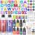 AOLLEN Epoxy Resin Set Beginners with Letter Shapes for Key