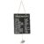 Cepewa Weather Station Stone on Slate Weather Sign Sign Board Inscribed 20 x 25 cm