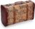 Vintage Treasure Chest Wooden Luggage Suitcase with Handle 38 x 23 x