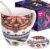 Yang Chai Jumbo Cup 900ml – Large Bone China Tea Cup – XXL Cup Gift Set with Coaster – Coffee Cup Giant Drinking Mug Giant Coffee Mug Jumbo Mug – YC Tranquility