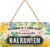 LANOLU Retro Tin Sign Balcony Sign – Tin Signs Garden with Sayings – Nostalgic Decoration as Gardener Gifts – Retro Decoration Vintage Metal Sign Garden Balcony 16 x 32 cm