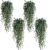 Pack of 4 Plastic Plants Artificial Plants Home Decoration Artificial Plant