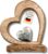C|UTE Solid Wood Heart with Personalised Engraving | Wedding Gift Money, Silver Wedding Gift, Wooden Wedding, Money Gift, Wedding Gifts for Bride and Groom, Wedding Anniversary & Anniversary
