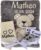 Baby Blanket with Embroidered Name + Encore, Cuddly Blanket Personalised as a Gift for Baby, Christening & Birth for Newborn Boys and Girls
