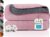 ZOLLNER Cuddly Blanket Two-Tone in 150 x 200 cm – Cuddly Sofa Blanket in Pink – Washable up to 40 °C – Durable Blended Fabric – Hotel Linen Quality – Oeko Tex Certified