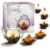 Creano Flowering Tea Abloom Tea – Flower Tea Ball Gift set with 500 ml Glass Tea Pot | Black tea