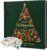 Merry Christmas – Guest Book Memory Album with Gold Embossing, 68 Blank Pages and 8 Sticker Sheets, Hardcover Memory Book for Rushing Parties, Cool Parties and Cosy Christmas Evenings