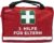First Aid Bag for Parents – Funny Gift for Birth, Baby Shower or Parental Leave – 28 x 18 x 8 cm – Red, without Contents