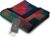 biederlack® fluffy soft cuddly blanket, made in Germany, Oeko-Tex Standard 100, sustainably produced, home style blanket, colour squares made of cotton, sofa blanket 150 x 200 cm