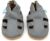 Dotty Fish Unisex Kids Baby Soft Leather Sandals, Blue Ocean Blue Blue