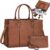 NEWHEY Handbag Women’s 15.6 Inch Shopper Women’s Large Work Bag Tote with Clutch PU Leather Briefcase Women’s Laptop Bag Messenger Shoulder Bag for School Office Travel Business