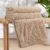 Kuscheldecke Flauschig, Sofadecke Doppelgesicht Extra Weich, Blattmuster Getufteter Jacquard luxuriöse Ästhetische Blanket für Couch Sofa Bett