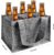 Men’s Handbag Beer Bottle Bag Felt 6 Bottles Drink Bag with Bottle Opener Felt Bag Bottle Carrier Beer Carrier Bottle Basket for Men Women Water Bottles Wine Beer Party