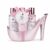 accentra, MARBLE Bath Set Gift Set in Beautiful Pink Pumps, 4-Piece Bath Set Beauty Set Shower Set for a Relaxed Spa Experience, Rose