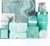 Geburtstags-Präsentkörbe – Lustige Geschenke für Frauen, Entspannungsgeschenk für Frauen, personalisierte Geschenke für Frauen, Geburtstag, Spa-Schönheitsbad-Set, Geschenkset für Frauen, Sie, Freundin, Mama (grün)