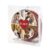 Herz & Heim Personalised Salami Cable Reel – Gift with 4 Photos & Desired Text – Funny Surprise for Couples – Individually Printed – Original Gift Idea for Valentine’s Day & Anniversary