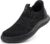 ODCKOI Slip on trainers men’s – slip in trainers men’s lightweight slip-on shoes breathable sports shoes without laces lightweight trainers mesh casual comfortable casual shoes