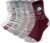 Niorasen 6 Pairs of Women’s Thermal Socks, Warm Winter Socks, Thick Soft Cotton Socks, Colourful Funny Gifts with Terry Cloth Inner