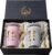 ALBISS Personalised Gift Set for Bride and Groom, Text ‘Mr Right, Mrs Always Right’, for Couple Anniversary, Wedding, Engagement Party, Gift for Him and Her, Pink and Grey