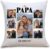 OWLBOOK® Photo Cushion for Dad with 7 Photos Design Yourself Gift for