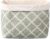 Xuniea Fabric Bread Basket Gift Basket Bread Bag Diamond Green Check