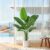 Artificial Bird of Paradise Plant, Faux Banana Leaf Tree for Home Decor, Artificial Plants, Large Indoor Floor Plant with 9 Stems (1, Black Planter, 120 cm)