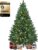 SONGMICS Artificial Christmas Tree 180 cm with Lighting