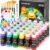 Shuttle Art 36 Outdoor Acrylic Paint Set, Waterproof Acrylic Paints for