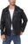 Fahsyee Lederjacke Herren, Kunstleder Bomber Motorrad, Schwarz