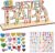 MOAZIFI Best Dad Gifts, Wooden Decoration and Stickers, DIY Dad Gift Birthday, Father’s Day Gift, Christmas Gifts, Craft Desktop Decoration for Daughter, Son and Father