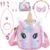 Yamitora Unicorn Handbag and Jewellery Set for Girls – Children’s Jewellery Gifts 2-6 Years – Necklace Bracelet Birthday Gift Unicorn Gifts for Girls 2 3 4 5 6 Years