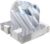 MUNGHOK Pack of 50 Gift Boxes with Handles, Metallic Silver, Small Gift Boxes, Gift Box with Carry Handle, Gift Boxes for Wedding, Birthday Party, Cake, Sweets, 16 x 9.5 x 9.5 cm