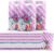 ASTARON Pack of 30 Unicorn Birthday Bags for Children, Girls, Baby Shower Accessories, Plastic Goodie Bags for Favours, Unicorn Decorations