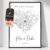 Gentle North Personalised Where It All Started Poster – Coordinate Picture with Place of Choice, Name & Date – Anniversary & Valentine’s Day Gift for Couples – Housewarming Gift