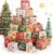 Hianjoo 24 Gift Boxes Christmas Small, 24 x Advent Calendar for Filling, Christmas Calendar Boxes for DIY Crafts, Advent Calendar DIY Crafts – Colourful Paper