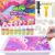 Hapikids Craft Set Children from 6 7 8 9 Years, Water Marbling Paint for Children Crafts Girls 7 8 9 10 Years Craft Set from 5 6 7 8 9 10 Gift Girls 6-12 Creative Crafts