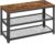 VASAGLE Shoe Bench Shoe Cabinet Seat Shoe Rack 3 Tier