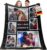 Easycosy Christmas Gifts for Women, Made in Germany, Personalised Blanket with Photo and Text, Cuddly Blanket, Photo Blanket with Your Own Photo, Gifts for Women, Men, Girlfriend, Mum, Dad