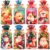 AhfuLife Pack of 48 Christmas Drawstring Candy Bags, Small Christmas Drawstring Gift Bags, Christmas Bag for Children, Christmas Festive Biscuits, Pastries, Small Gifts, Advent Calendar