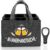 Bottle Carrier 6 Bottles Felt Beer Men’s Handbag with Opener, Grey