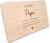 Gift Idea, Wooden Breakfast Board with High-Quality Engraving (Papa)