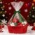 Geburtstags-Präsentkörbe – Cute Woven Christmas Basket with Handle, Christmas Basket for Gifts, Empty, Gift Baskets for Birthday, Shower, Sweepstakes, Decorative Organizer Box for Toys, Pets (Red)