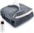 PROALLER Electric Blanket 160 x 130 cm, 10 Levels & 1-9H Timer Auto-Off, Machine Friendly, Soft Flannel Sherpa, Sofa Seat Cushion Bed Office Use, Electric Blanket with Automatic Shut-Off, Grey